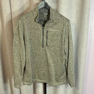 Men’s Eddie Bauer Quarter-Zip Pullover XL